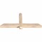 Ekena Millwork Eugene Smooth Timber Gable Bracket, Douglas Fir, 48"W x 22"H x 3 1/2"D x 3 1/2"F, 11/12 Pitch GBW048X22X0404EUG00SDF - alternate 2